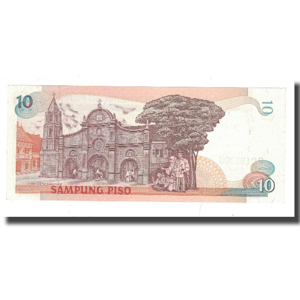 Banknot, Filipiny, 10 Piso, Undated, Undated, KM:169b, UNC(65-70)