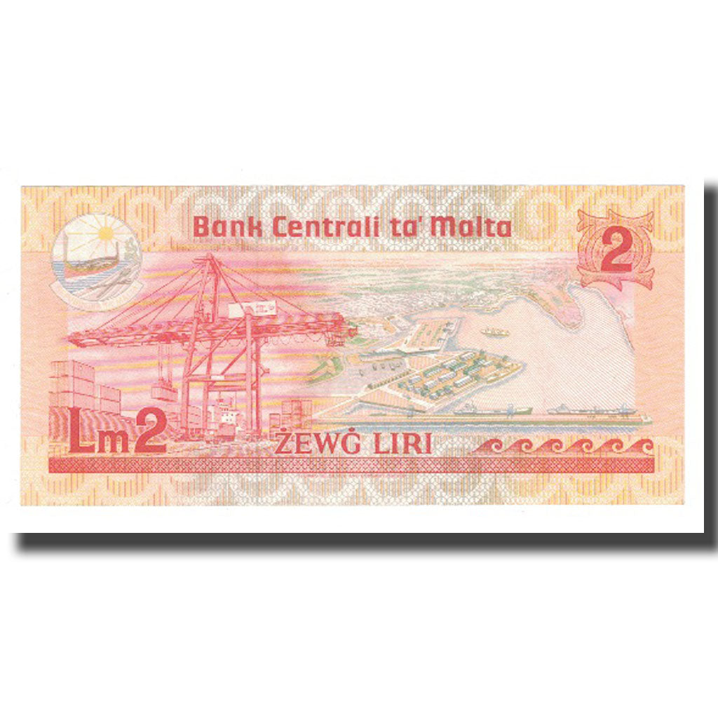 Banknote, Malta, 2 Liri, 1967, KM:37, VF(30-35)