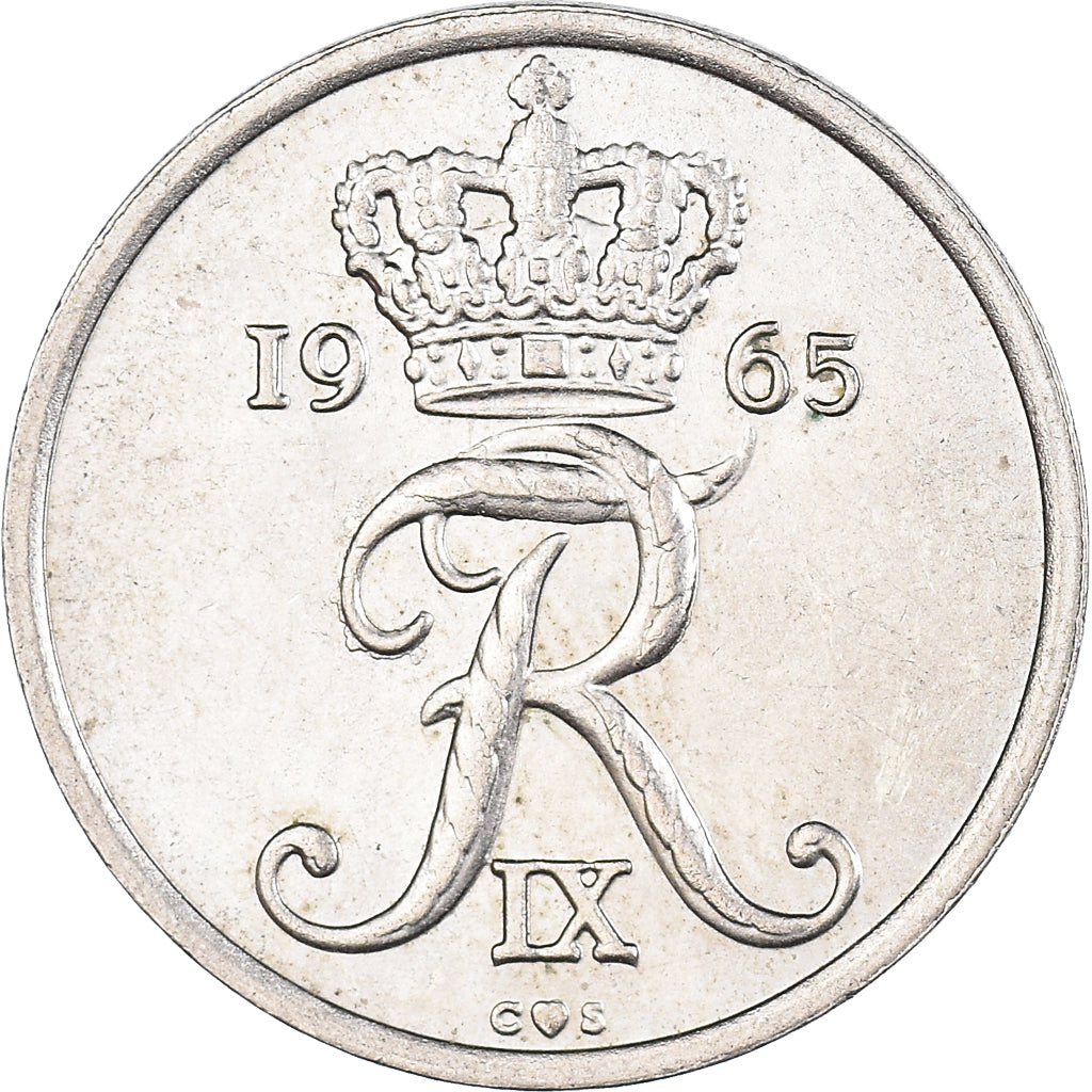 Coin, Denmark, 25 Öre, 1965