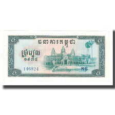 Nota, Camboja, 5 Riels, 1975, KM:21a, UNC(65-70)