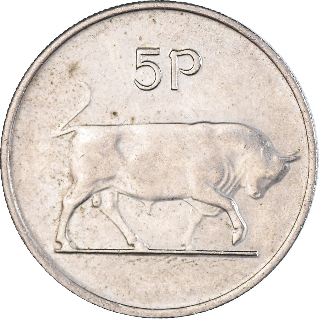 Moneta, REPUBBLICA D’IRLANDA, 5 Pence, 1980