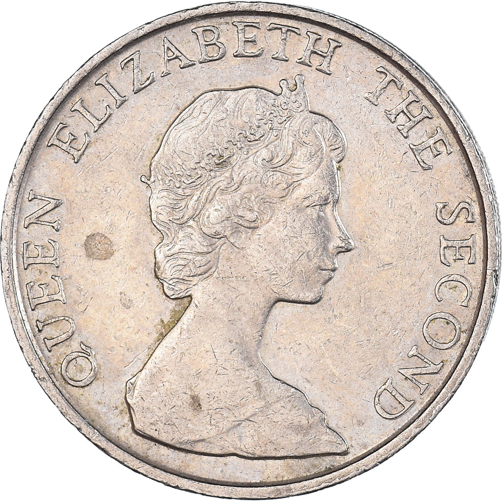 Coin, Hong Kong, 5 Dollars, 1982