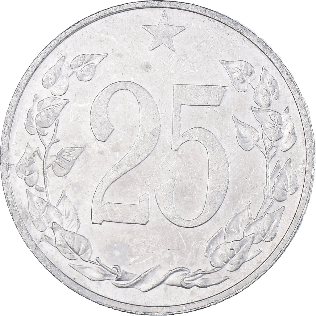 Moneta, Cecoslovacchia, 25 Haleru, 1953