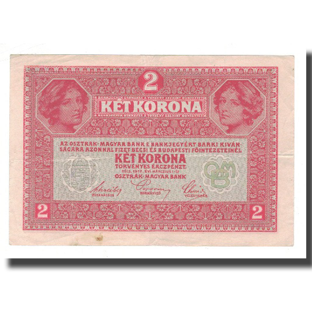 Banknote, Austria, 2 Kronen, 1917, 1917-03-01, KM:50, VF(20-25)