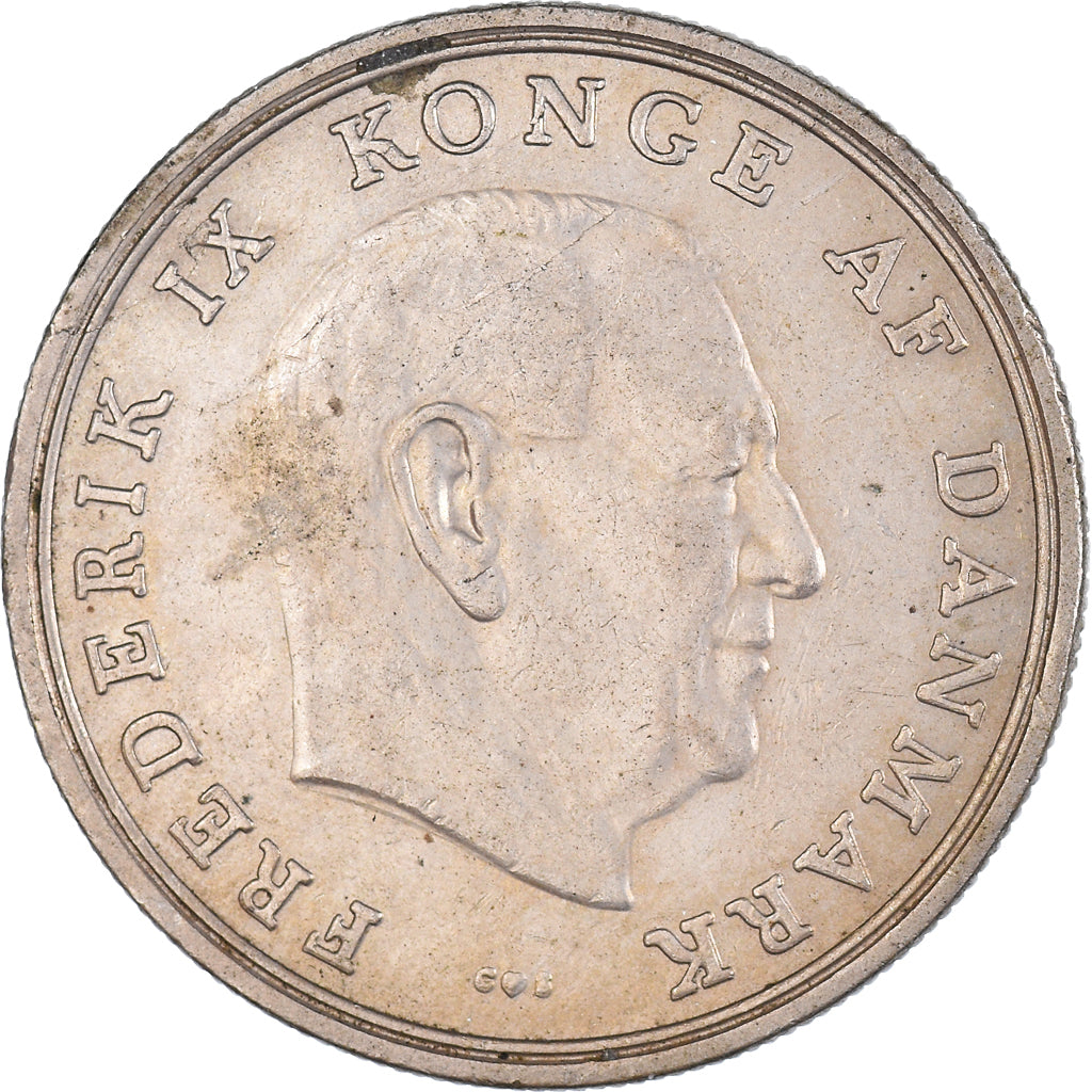 Munten, Denemarken, 5 Kroner, 1966
