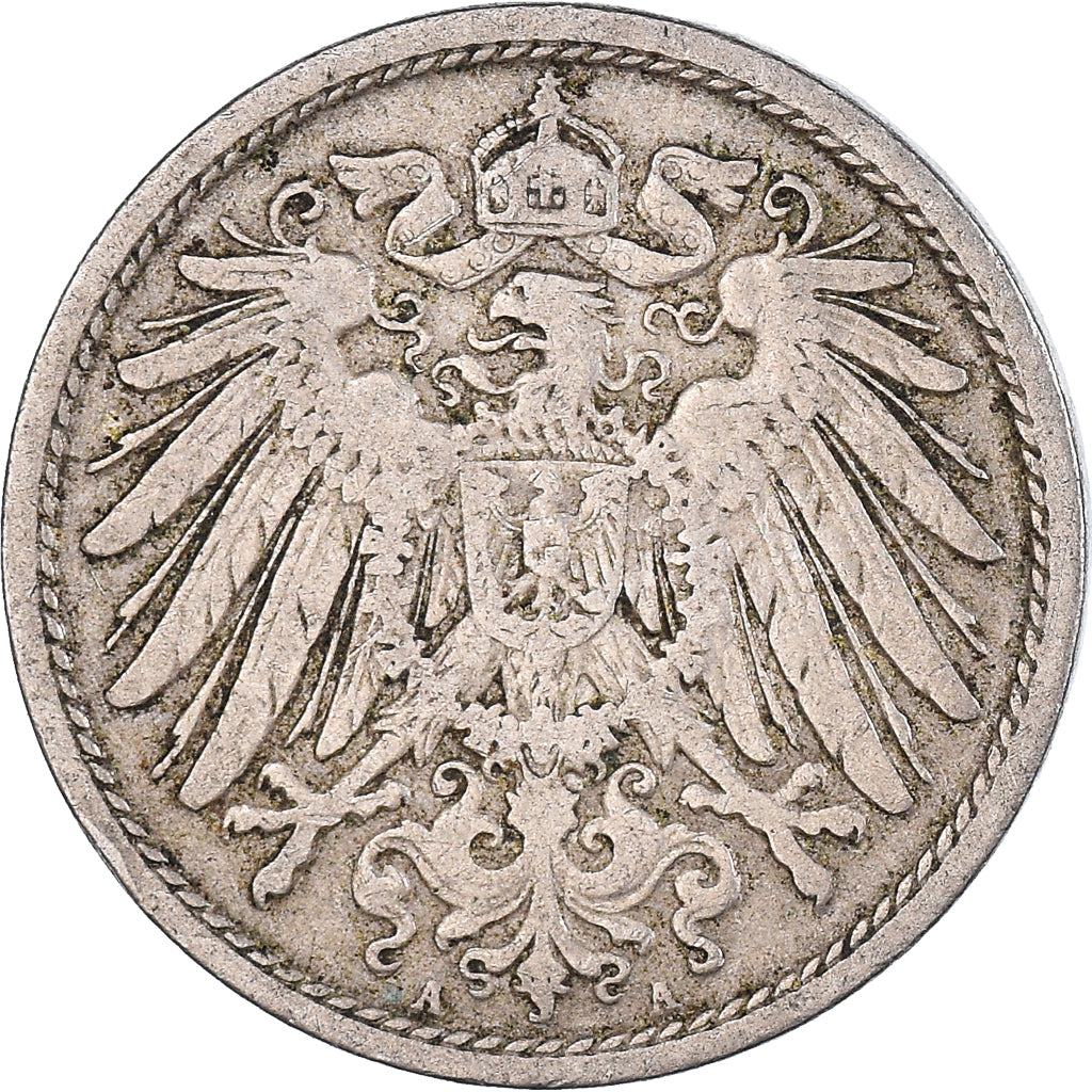 Moneda, ALEMANIA - IMPERIO, 10 Pfennig, 1906