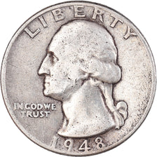 Moneda, Estados Unidos, Quarter, 1948