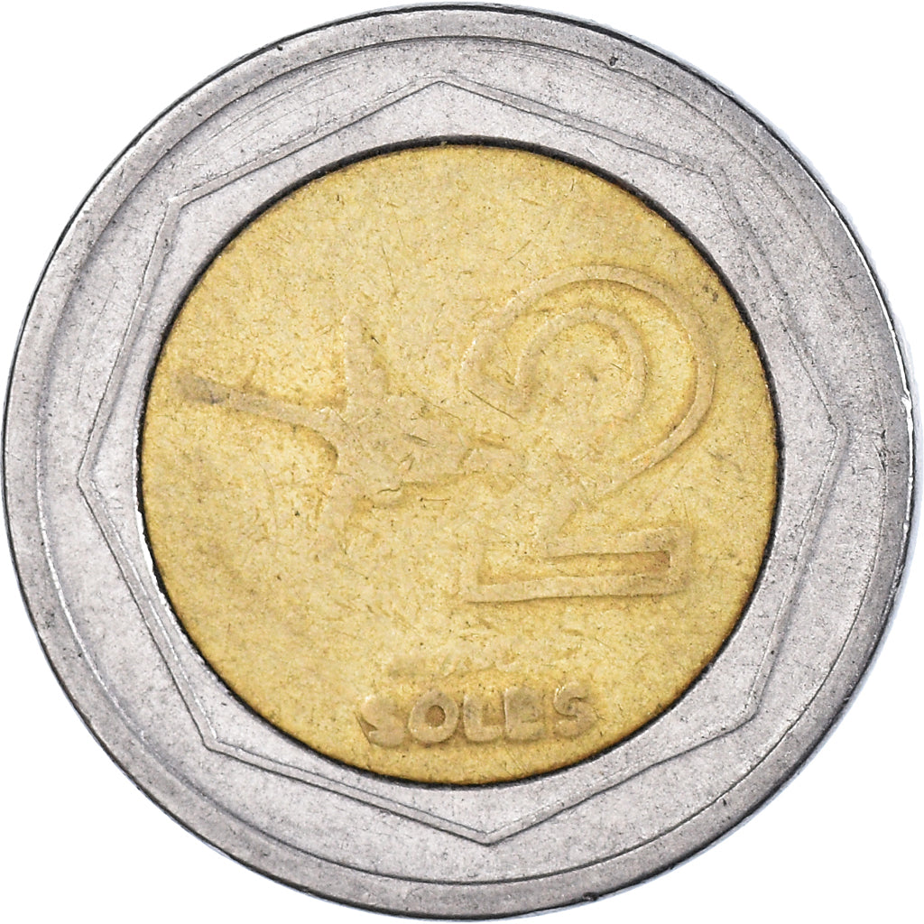 Münze, Peru, 2 Nuevos Soles, 1995