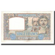 France, 20 Francs, Science et Travail, 1941, 1941-07-17, AU(50-53)