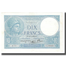 France, 10 Francs, Minerve, 1939, 1939-09-14, TTB+, Fayette:7.7, KM:84