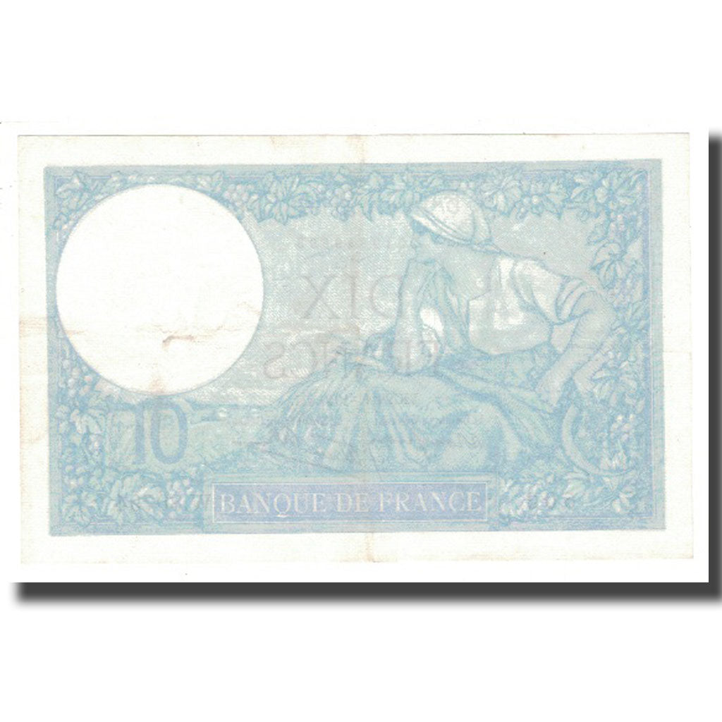 Francja, 10 Francs, Minerve, 1940, 1940-11-28, VF(30-35), Fayette:7.22, KM:84