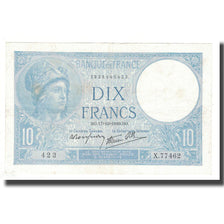 França, 10 Francs, Minerve, 1940, 1940-10-17, AU(50-53), Fayette:7.17, KM:84