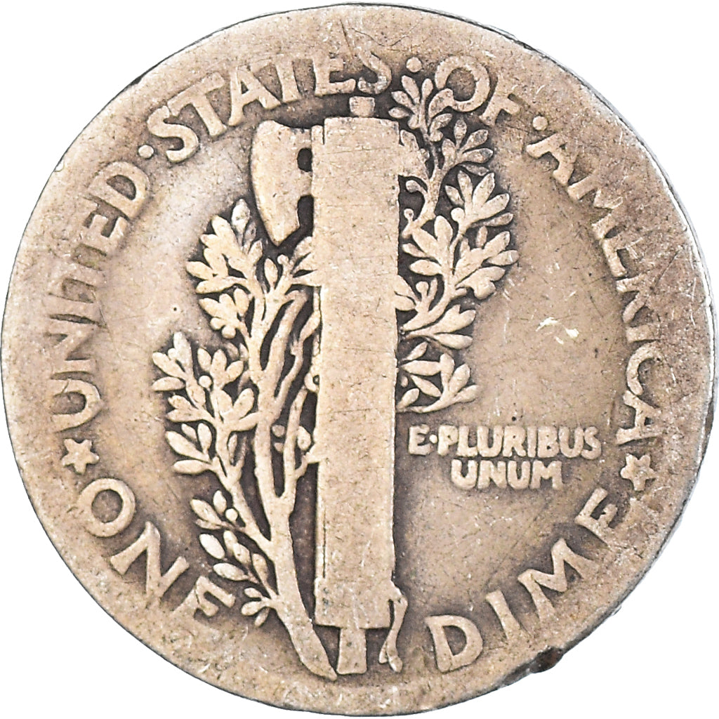 Monnaie, États-Unis, Dime, 1917