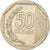 Monnaie, Pérou, 50 Centimos, 2007