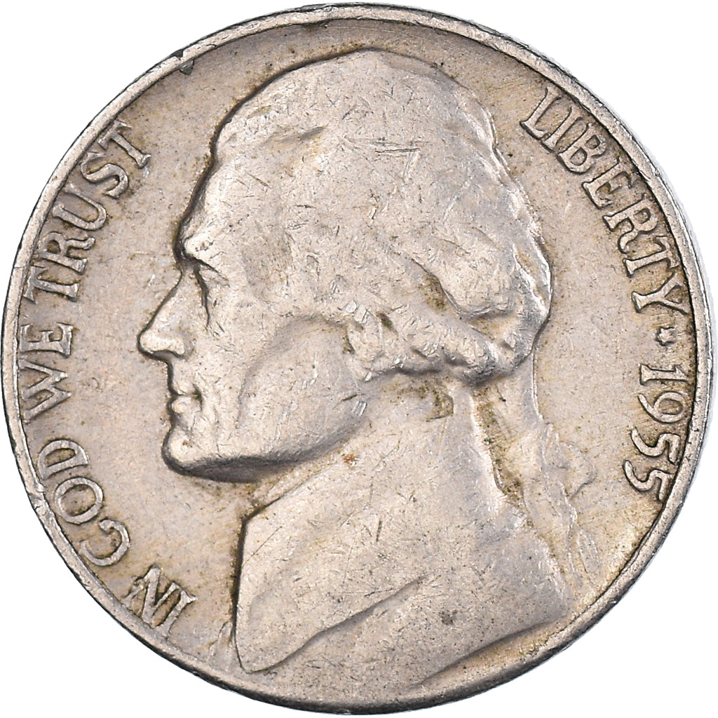 Munten, Verenigde Staten, 5 Cents, 1955