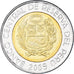 Moneda, Perú, 5 Nuevos Soles, 2009