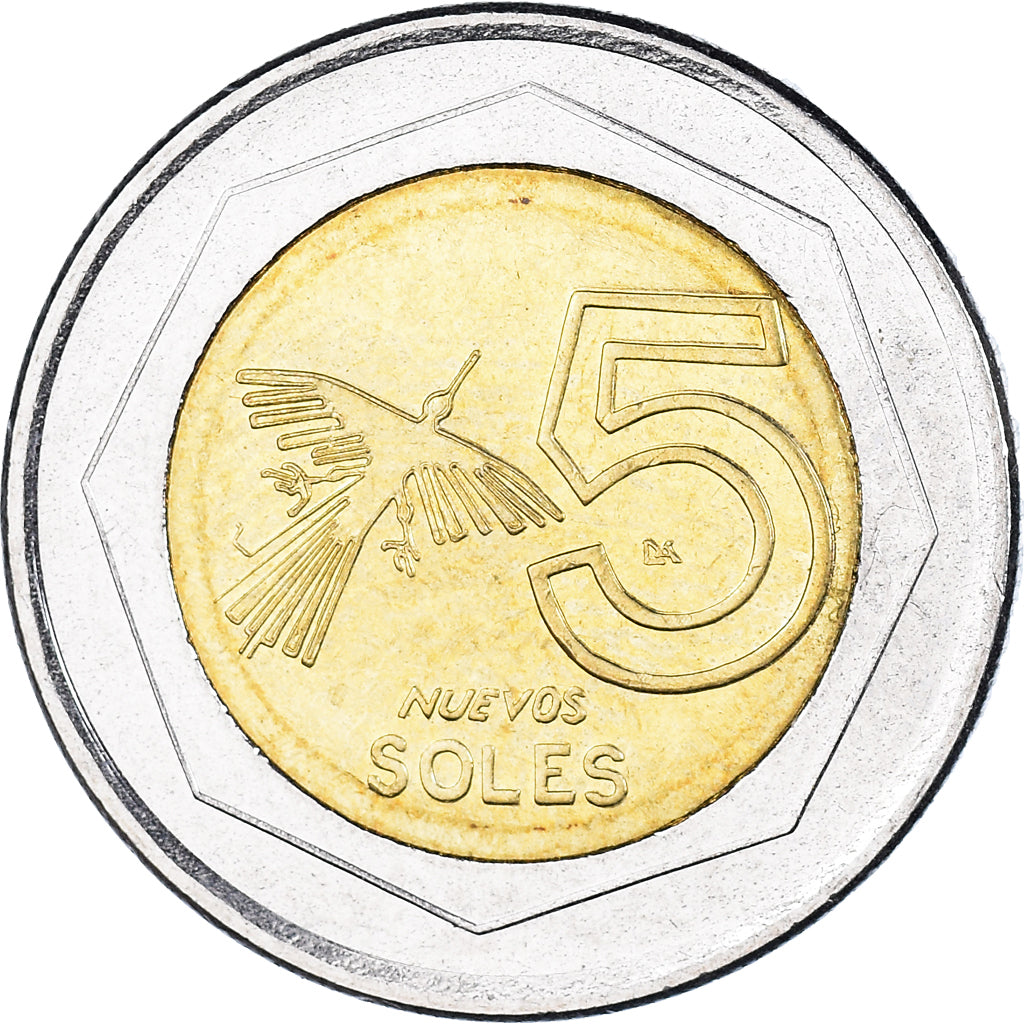 Moneda, Perú, 5 Nuevos Soles, 2009