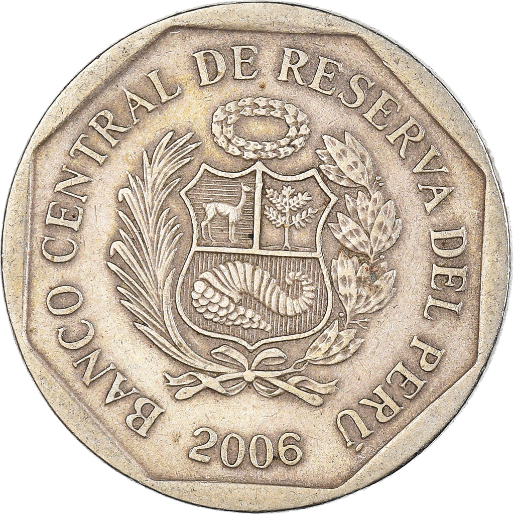 Münze, Peru, Nuevo Sol, 2006