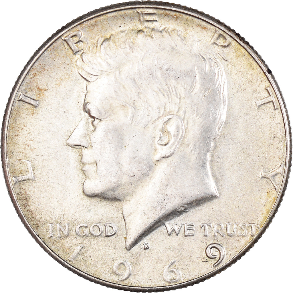 Coin, United States, Half Dollar, 1969