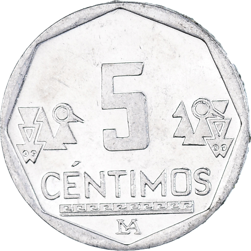 Moneda, Perú, 5 Centimos, 2008
