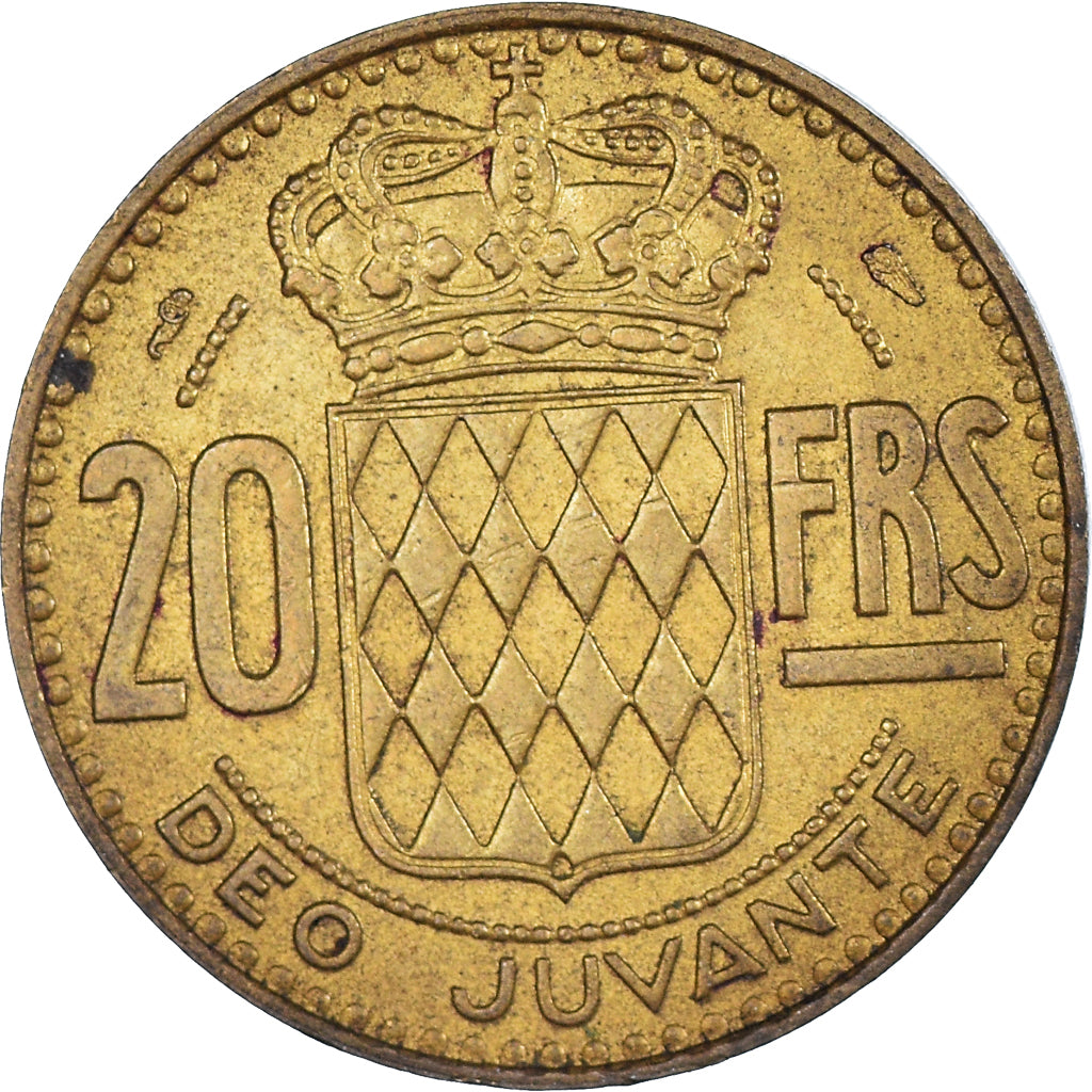 Coin, Monaco, 20 Francs, Vingt, 1951