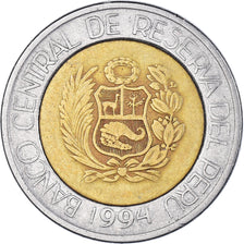 Munten, Peru, 5 Nuevos Soles, 1994
