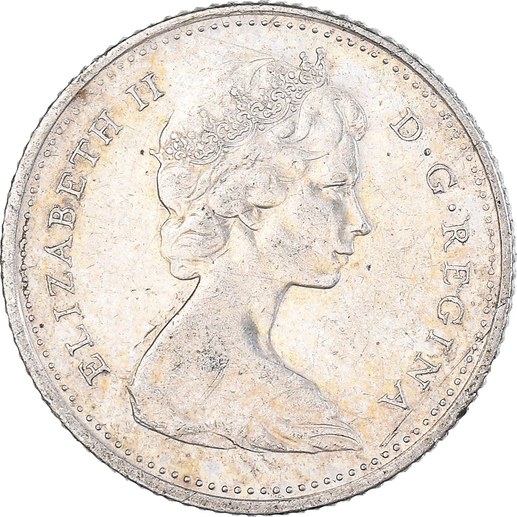 Moneta, Canada, 10 Cents, 1965