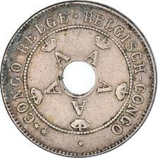 Munten, Belgisch Congo, 10 Centimes, 1911