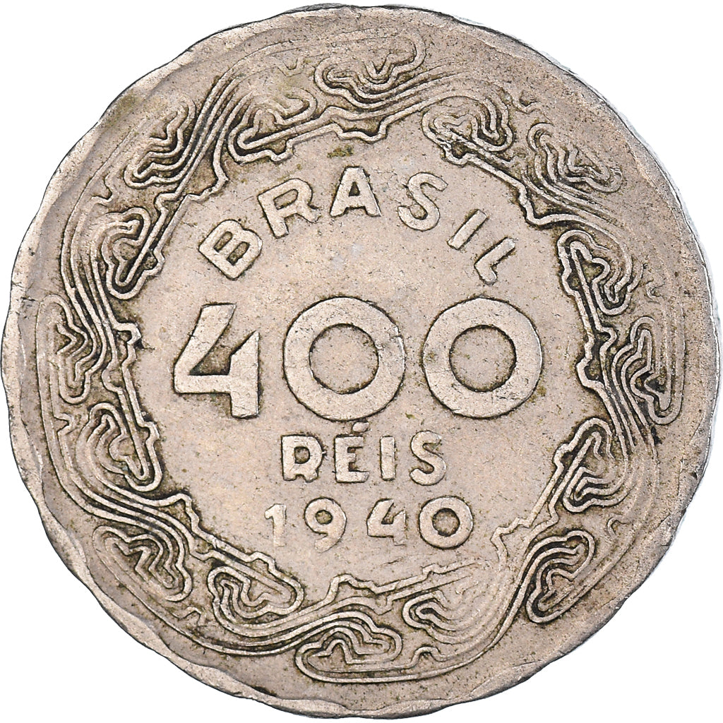 Moneta, Brasile, 400 Reis, 1940