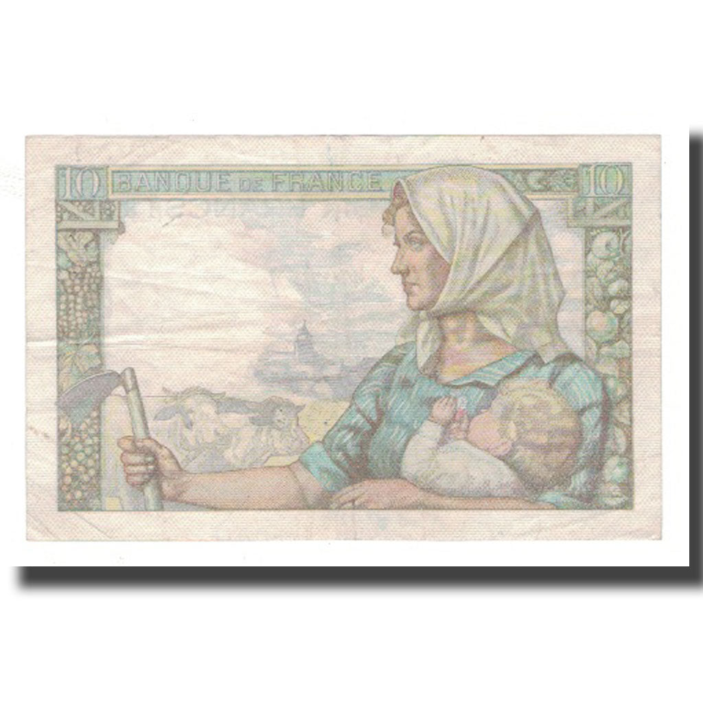 Frankreich, 10 Francs, Mineur, 1942, 1942-10-15, SS, Fayette:8.4, KM:99d