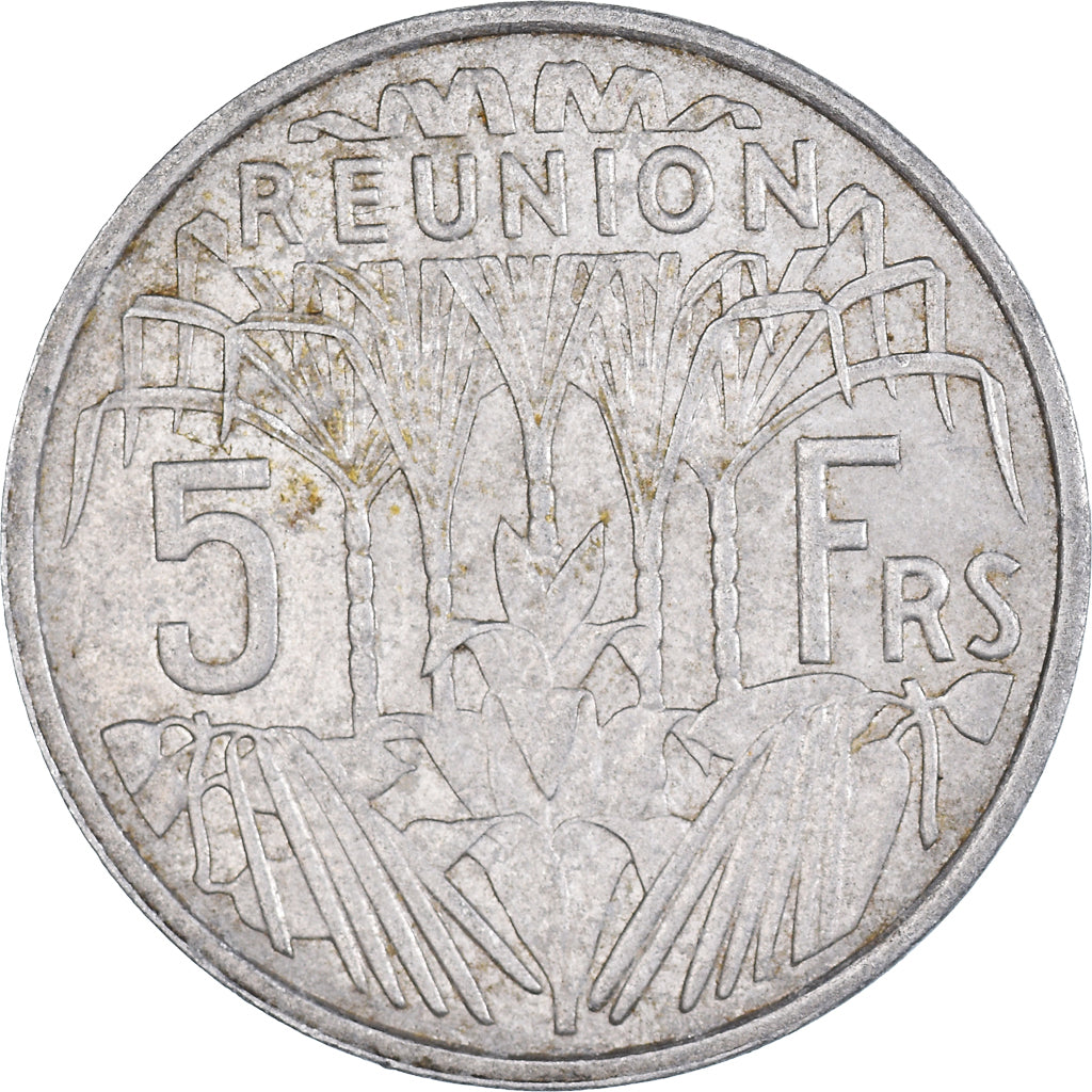 Münze, Réunion, 5 Francs, 1955
