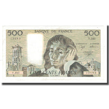 Francia, 500 Francs, Pascal, 1991, 1991-01-03, MBC, Fayette:71.46, KM:156h