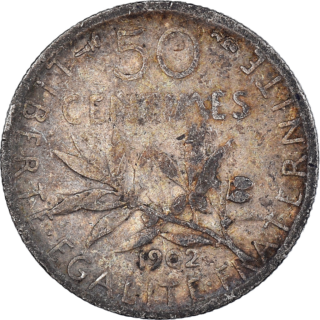 Coin, France, 50 Centimes, 1902