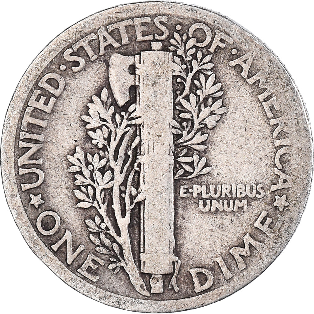 Moneda, Estados Unidos, Dime, 1916
