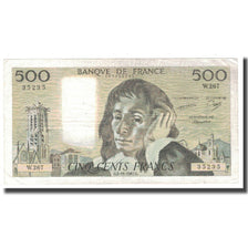 Francia, 500 Francs, Pascal, 1987, 1987-11-05, MBC+, Fayette:71.37, KM:156f