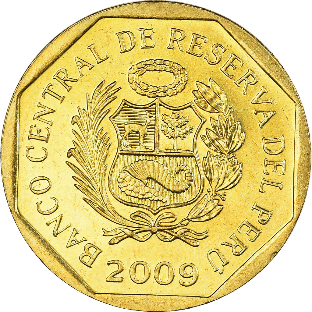 Münze, Peru, 20 Centimos, 2009
