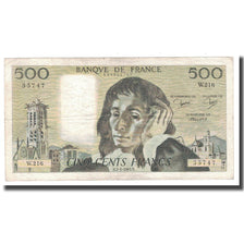 France, 500 Francs, Pascal, 1985, 1985-01-03, EF(40-45), Fayette:71.32, KM:156e