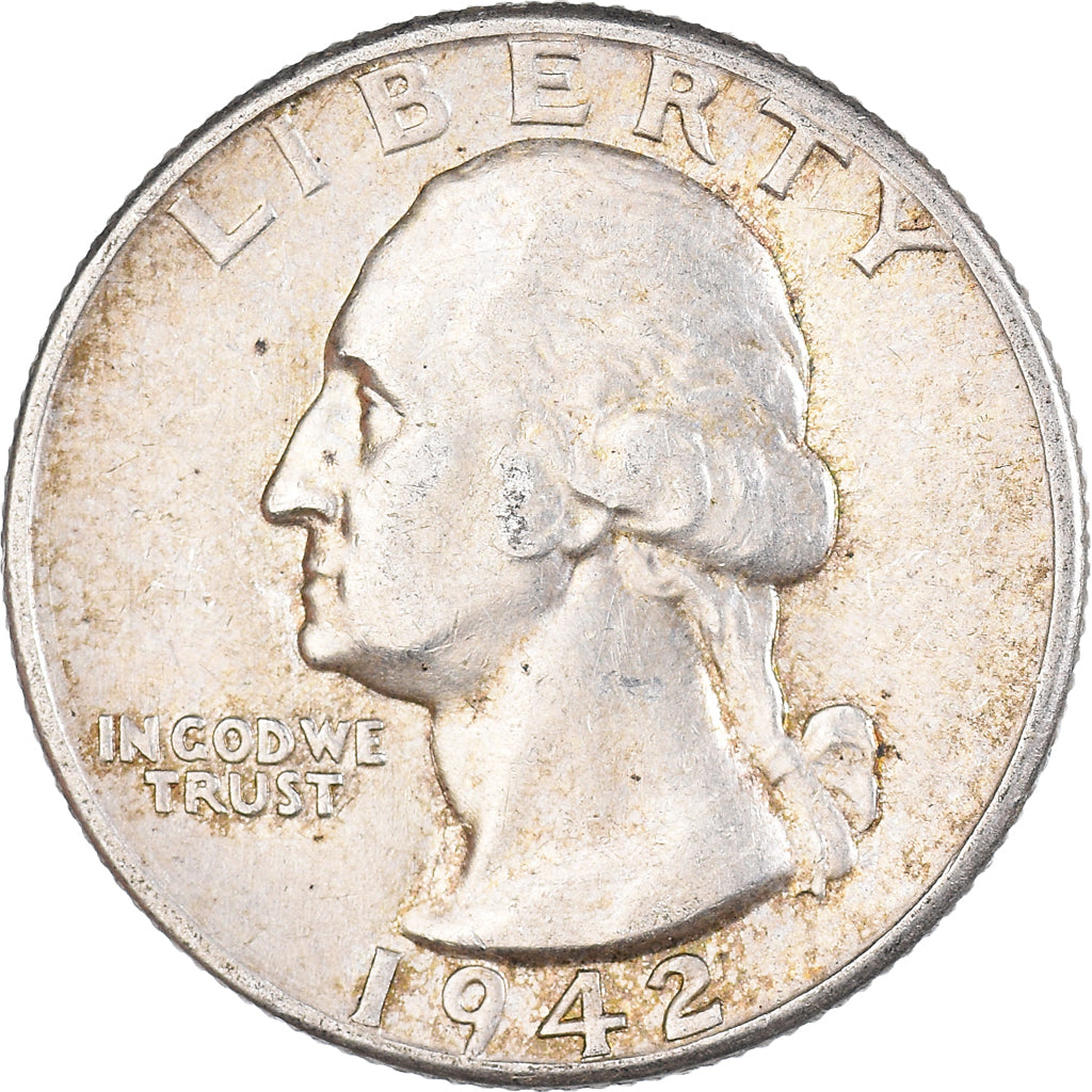 Moneda, Estados Unidos, Quarter, 1942