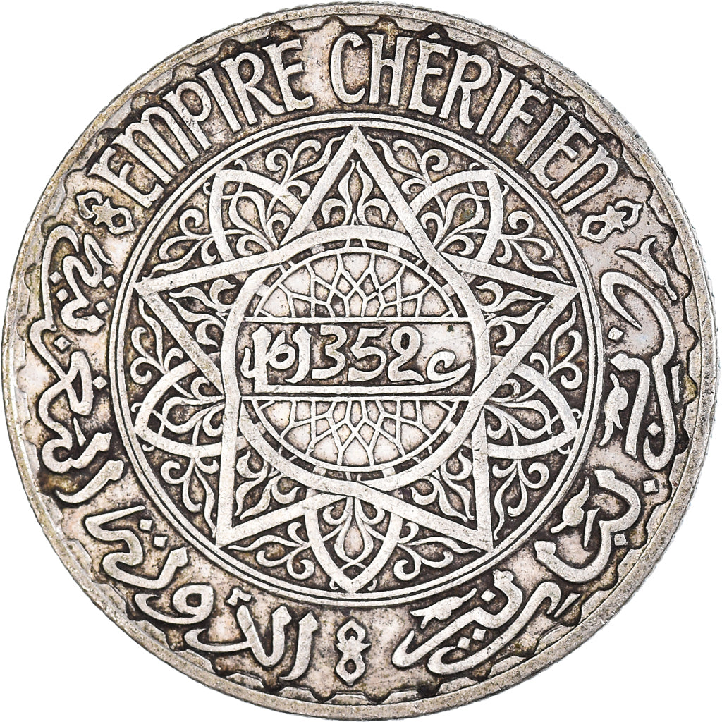 Münze, Marokko, 10 Francs