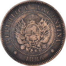 Coin, Argentina, Centavo, 1886