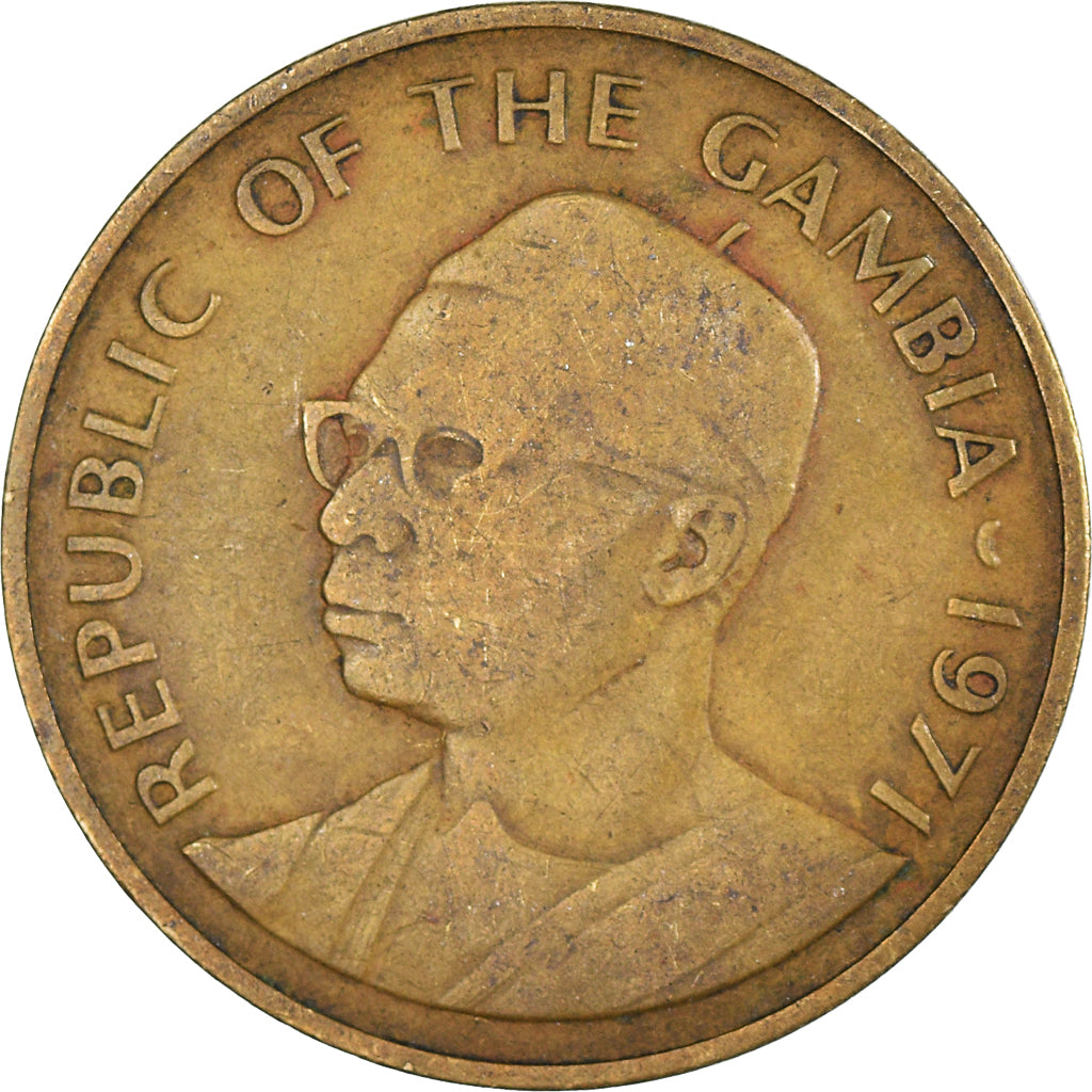 Munten, Gambia, 10 Bututs, 1971