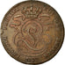 Moneda, Bélgica, Leopold I, 5 Centimes, 1837, MBC, Cobre, KM:5.1