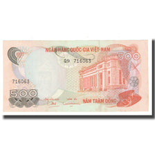 Banknot, Południowy Wiet Nam, 500 Dông, Undated, Undated, KM:28a, AU(55-58)