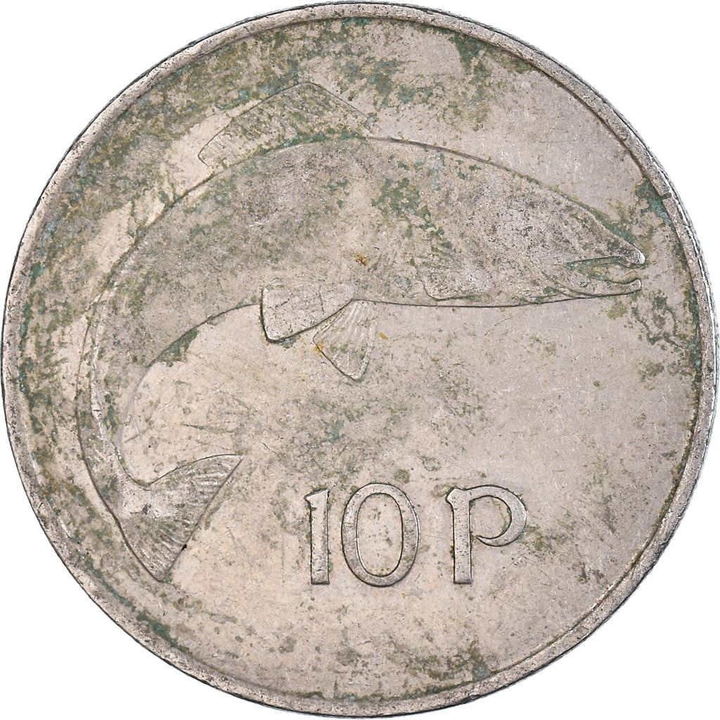 Moneta, REPUBBLICA D’IRLANDA, 10 Pence, 1974