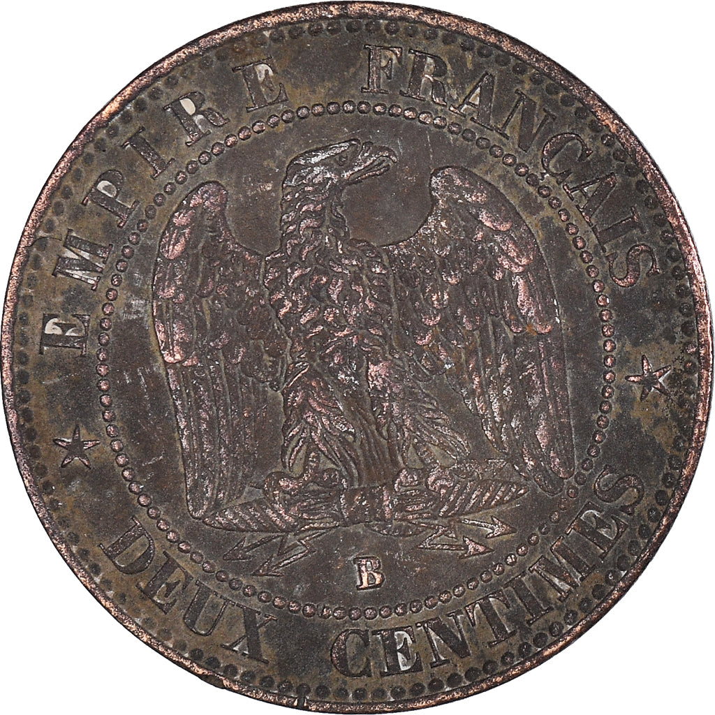 Münze, Frankreich, 2 Centimes, 1856