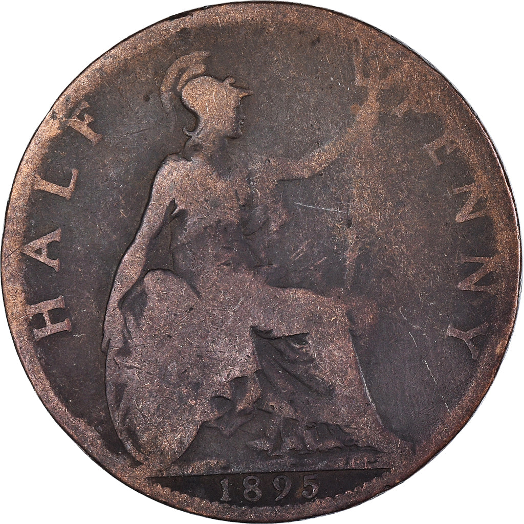 Munten, Groot Bretagne, 1/2 Penny, 1895