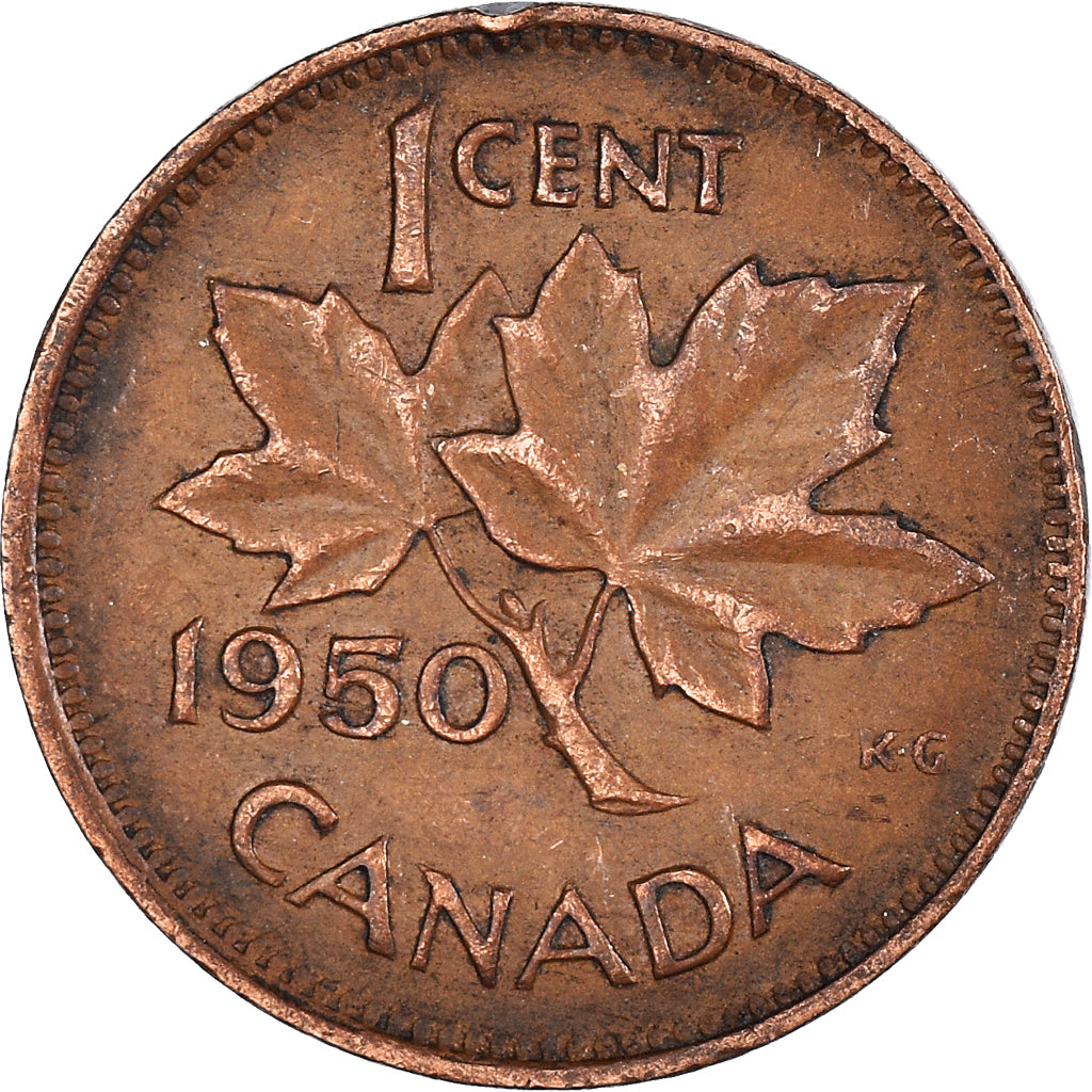 Coin, Canada, Cent, 1950