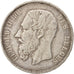 BELGIUM, 5 Francs, 5 Frank, 1873, KM #24, EF(40-45), Silver, 24.86