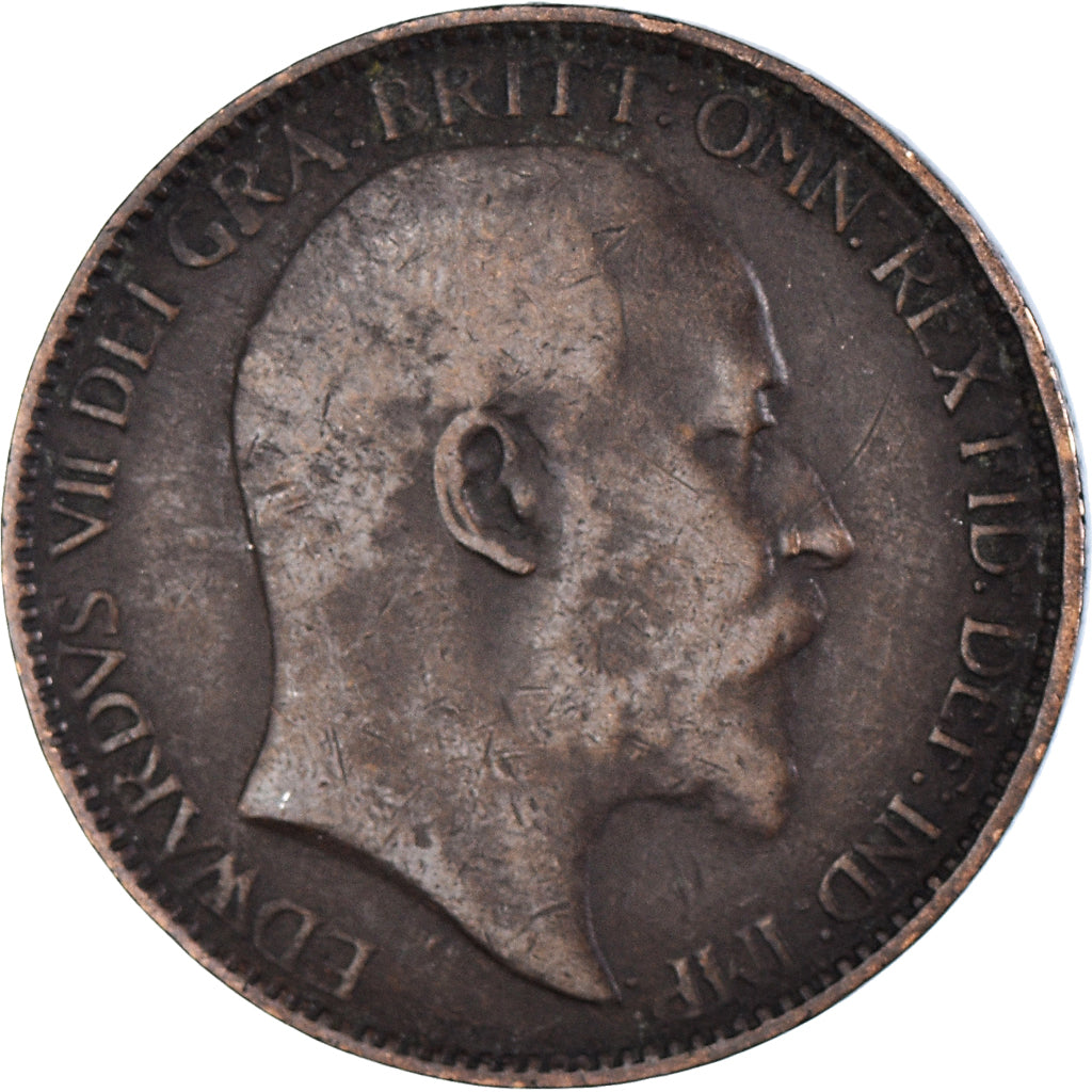 Moeda, Grã-Bretanha, Farthing, 1902
