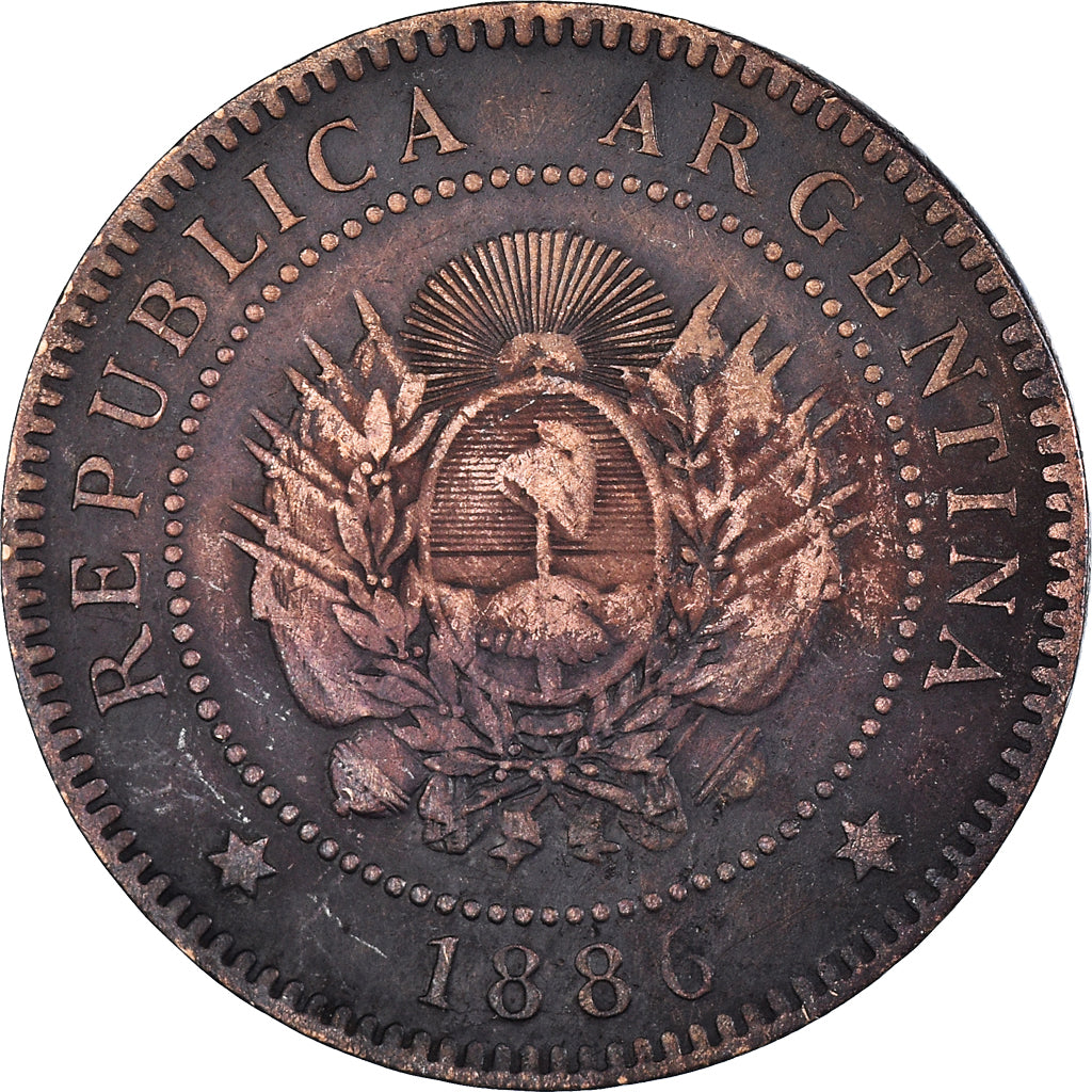 Munten, Argentinië, Centavo, 1886